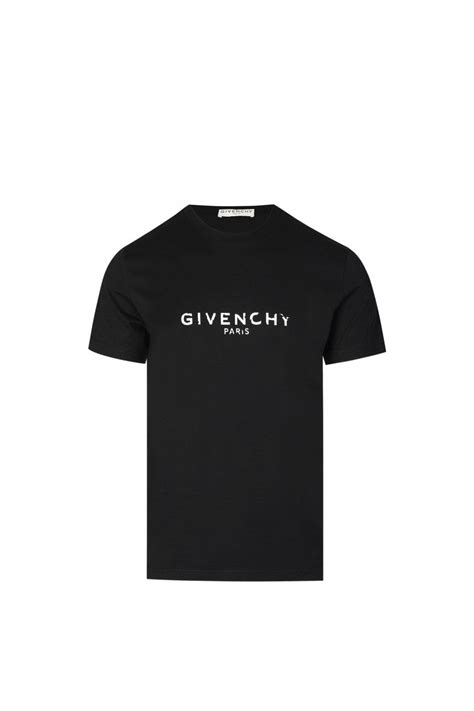 givenchy distressed logo t shirt.